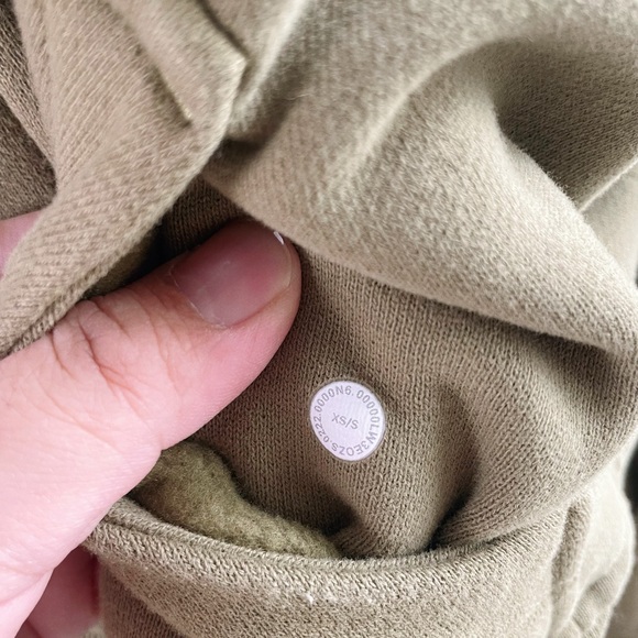 Lululemon Scuba Oversized Full Zip Hoodie - Bronze Green - Picture 4 of 12